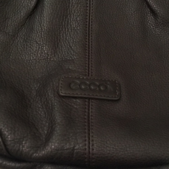 Ecco Brown Leather Purse Preowned - Picture 3 of 7